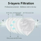 Set of 2 N95 Masks- Anti Pollution| Washable-UP