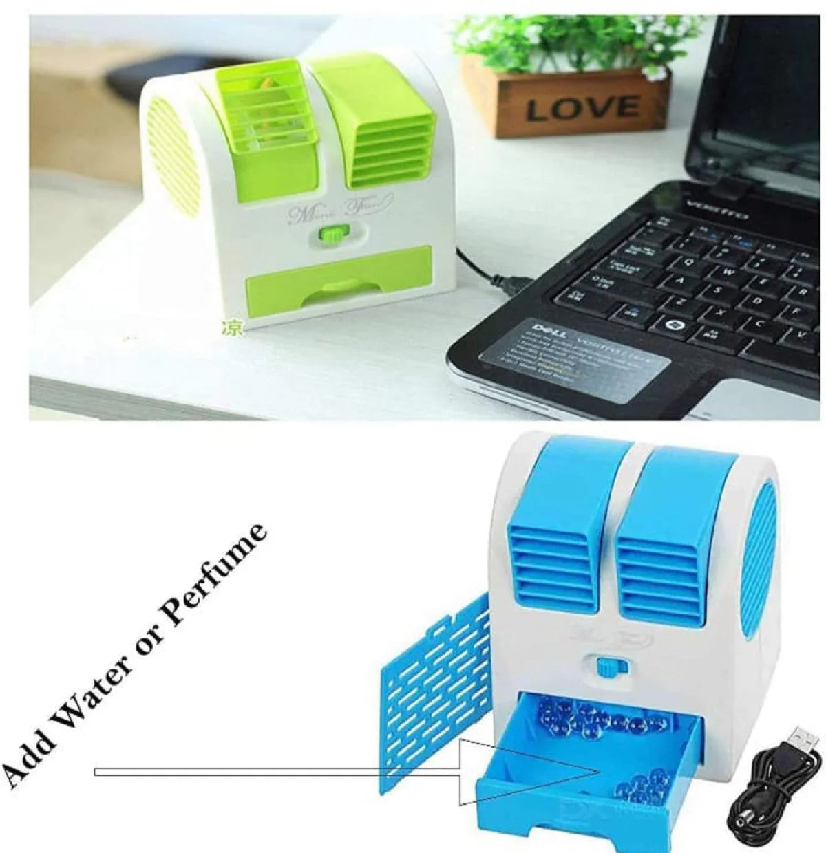 Portable USB Fan Cooler Cooling