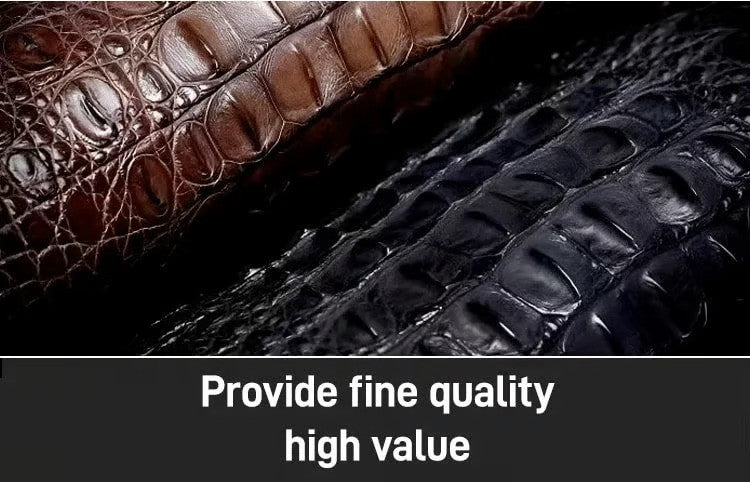 Men's Leather Automatic Buckle Belt _BUY 1 GET 1 FREE (Black & Brown)