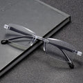 Rimless Adaptive Power Reading Glasses for Clear Vision