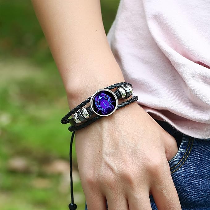 Adjustable Zodiac Sign Manifestation Bracelet Energized 249