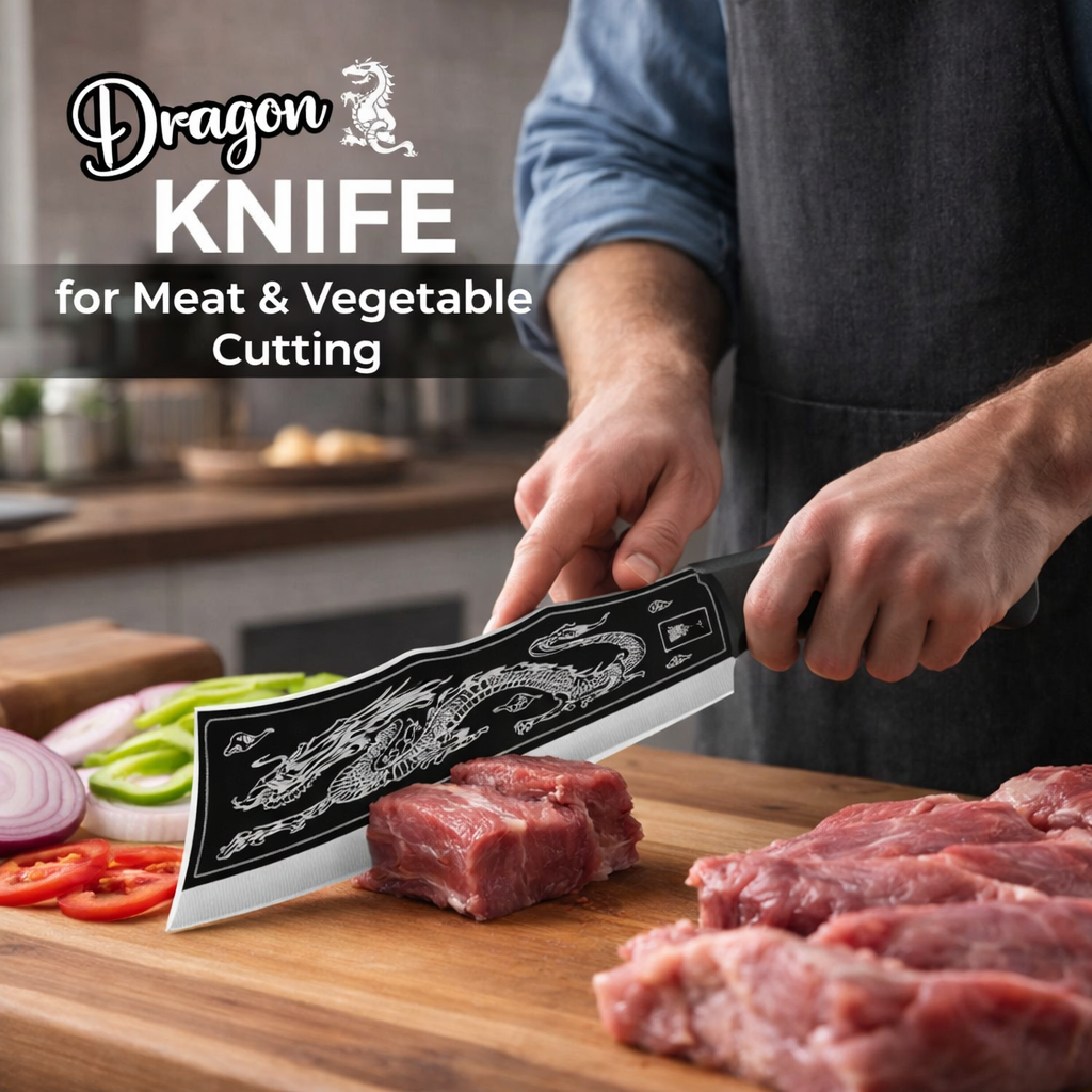 Buy 1 Get 1 Dragon Knife For Meat & Vegetable Cutting