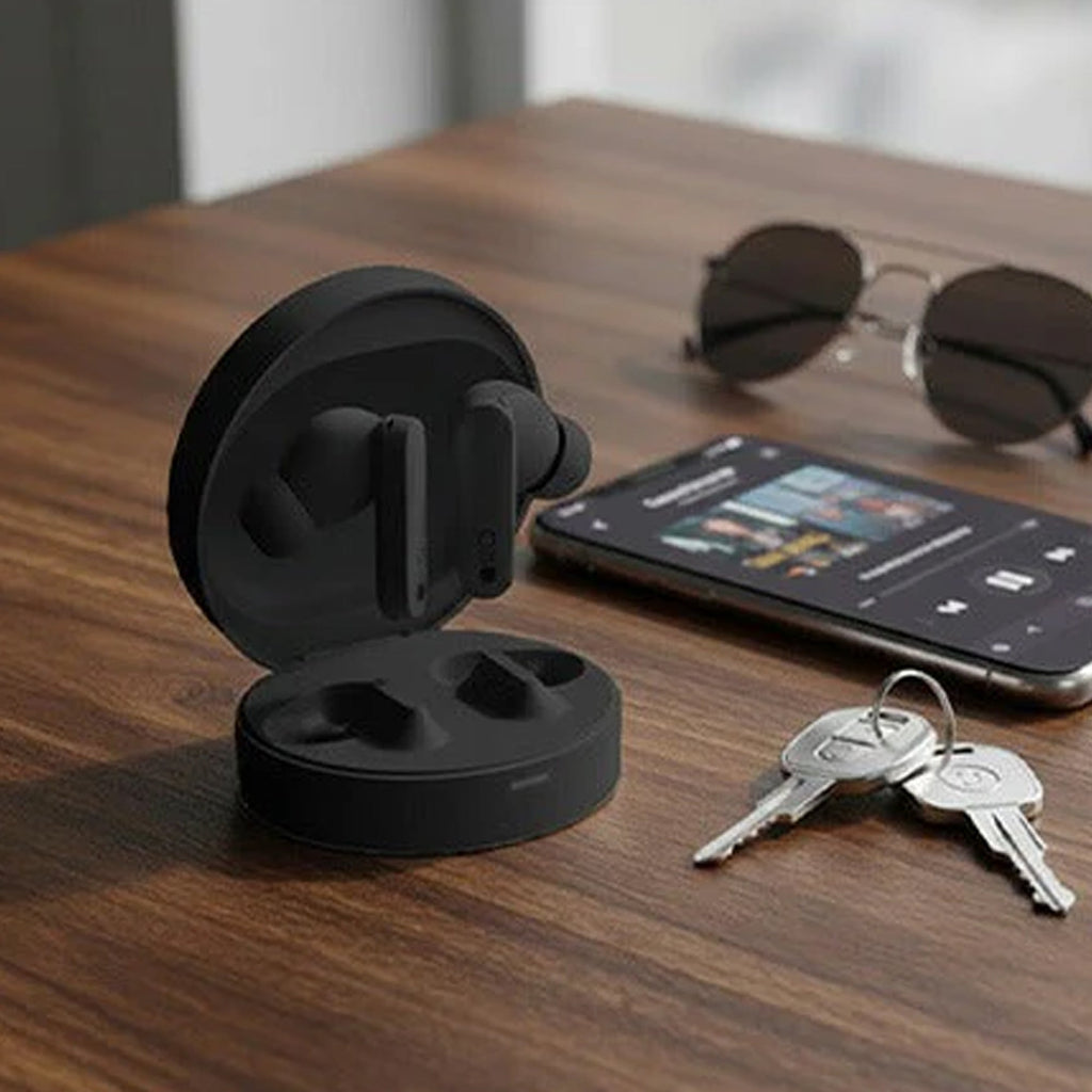 Round Wireless Earbuds with 12-Hour Playtime Blynk