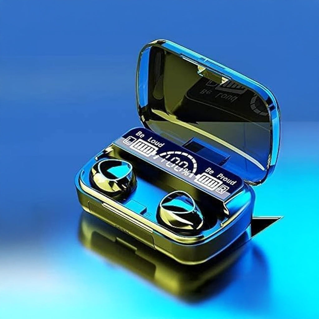 Wireless Bluetooth Earbuds with Noise Reduction & In-built Powerbank Blynk