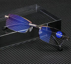 Rimless Adaptive Power Reading Glasses for Clear Vision