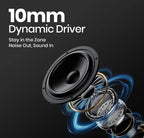 Transparent Bluetooth Neckband  | 72H Battery Life |HD Voice | Deep Bass Blynk