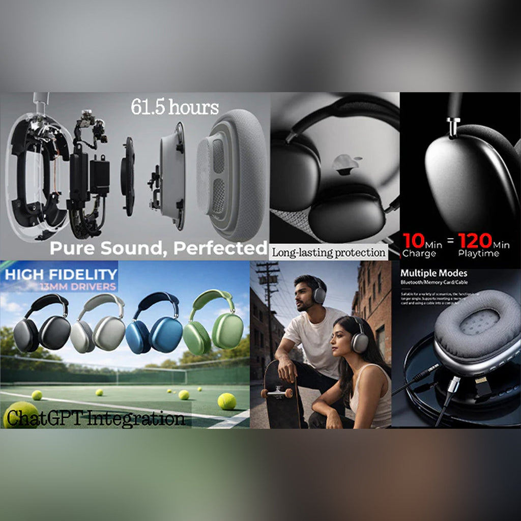 P9 Bluetooth Headphones with Unique Design