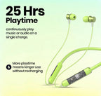 Transparent Bluetooth Neckband  | 72H Battery Life |HD Voice | Deep Bass Blynk