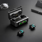Wireless Bluetooth Earbuds with Powerbank Case and Display Clock
