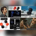 Round Wireless Earbuds with 12-Hour Playtime Blynk