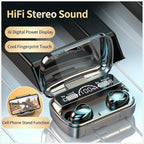 Wireless Bluetooth Earbuds with Noise Reduction & In-built Powerbank Blynk