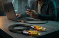 4 in 1 Type C charging cable with Thunderbolt Lightning and Type A connectors