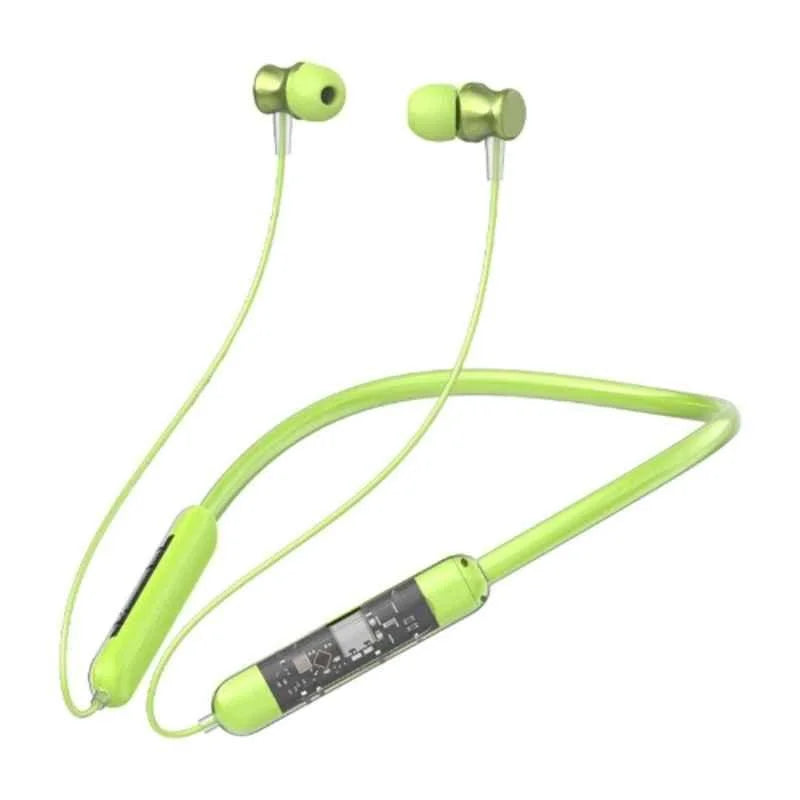 Transparent Bluetooth Neckband  | 72H Battery Life |HD Voice | Deep Bass Blynk