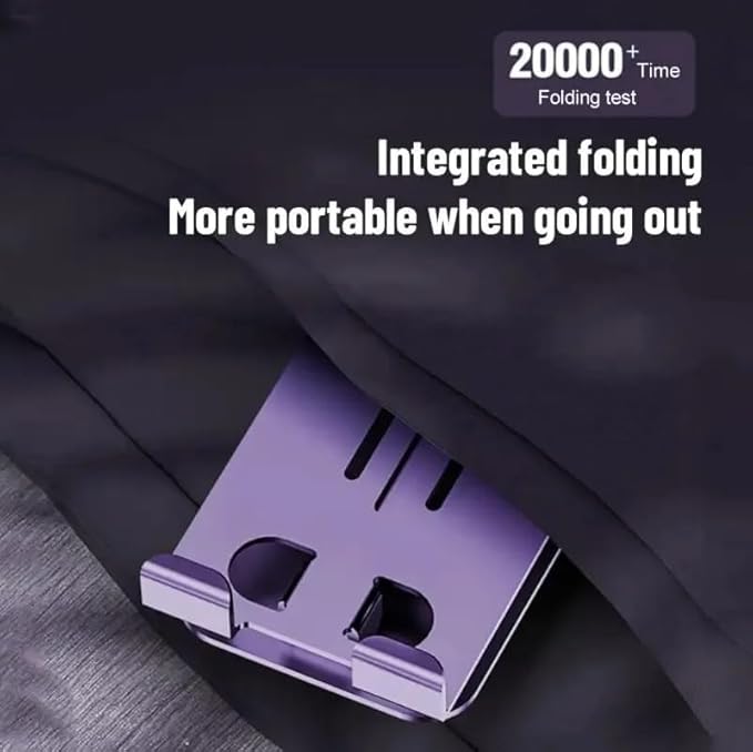 360° Adjustable Aluminium Phone Stand with Anti-Slip Base