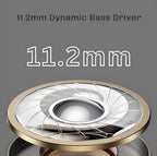 Transparent Bluetooth Neckband  | 72H Battery Life |HD Voice | Deep Bass Blynk