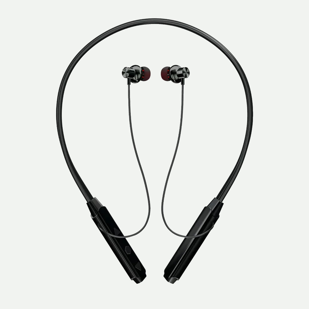 Wireless Bluetooth Neckband Earphones with Deep Bass Sound
