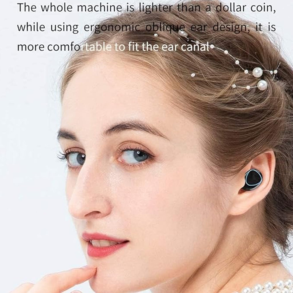 Wireless Bluetooth Earbuds with Noise Reduction & In-built Powerbank Blynk
