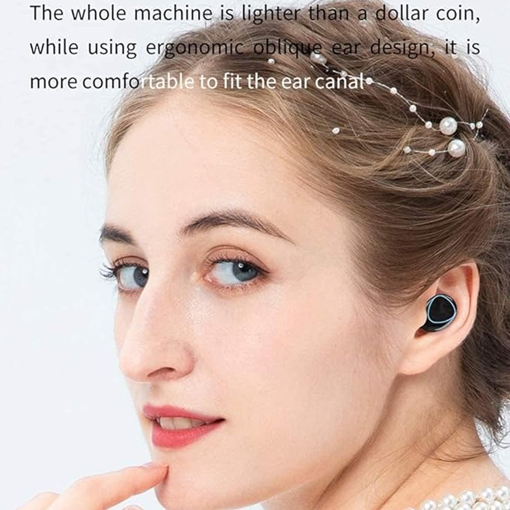 Wireless Bluetooth Earbuds with Noise Reduction & In-built Powerbank Blynk