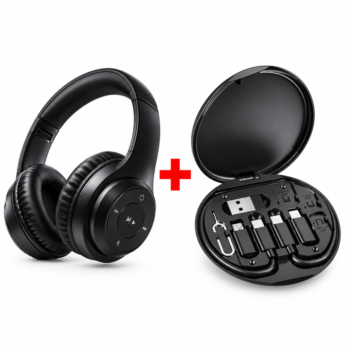 Headphone & 8in1 Cable Set