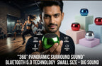 Premium Mini Steel Wireless Speaker with Powerful Surround Sound