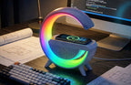G-Shape Bluetooth Speaker Lamp with Wireless Charger