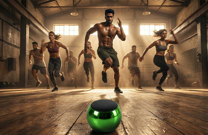 Premium Mini Steel Wireless Speaker with Powerful Surround Sound