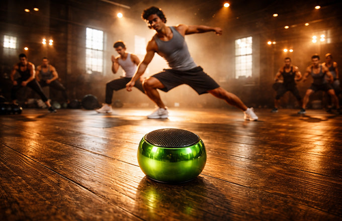 Premium Mini Steel Wireless Speaker with Powerful Surround Sound