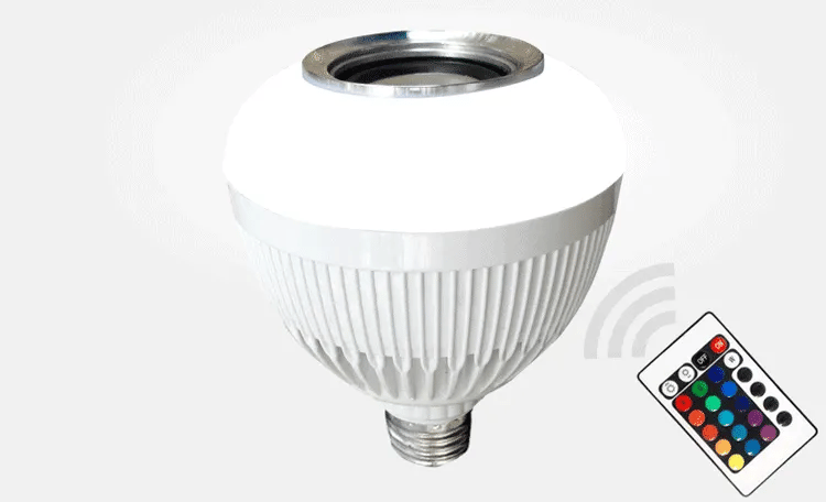 Colour Changing LED Bulb with Bluetooth Speaker & Remote