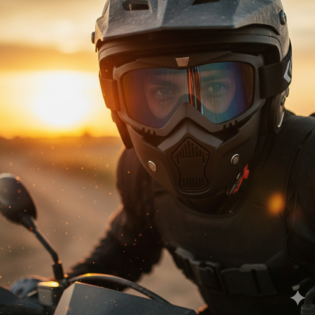 🛡️Transparent Full Face Shield – Reusable, Dustproof & Anti-Fog Safety Glasses @Just Rs.399/-