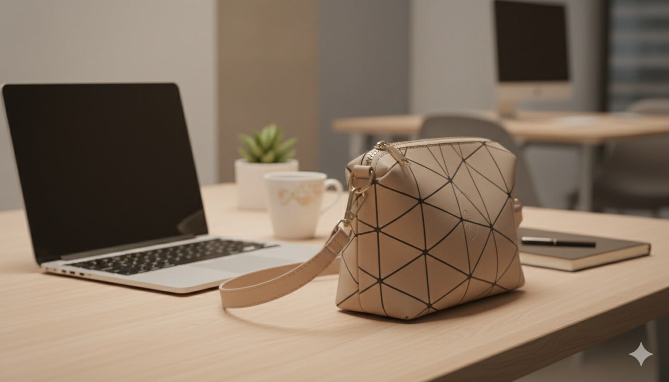 Women’s Diamond Pattern Crossbody Elegance Sling Bag