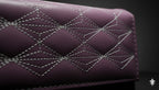 Women's Faux Leather diamond-stitch Wallet