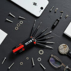 8-in-1 Multi-Tool Screwdriver Set with Built-in 6 LED Lights