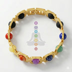 7 Chakra Natural Rudraksha Healing & Energy Balance Bracelet