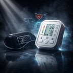 BP Machine Digital Automatic for Home Use | Blood Pressure Monitor with Voice, Large Display, Accurate Upper Arm Cuff for Adults & Elderly (DMBP03-O) Blynk