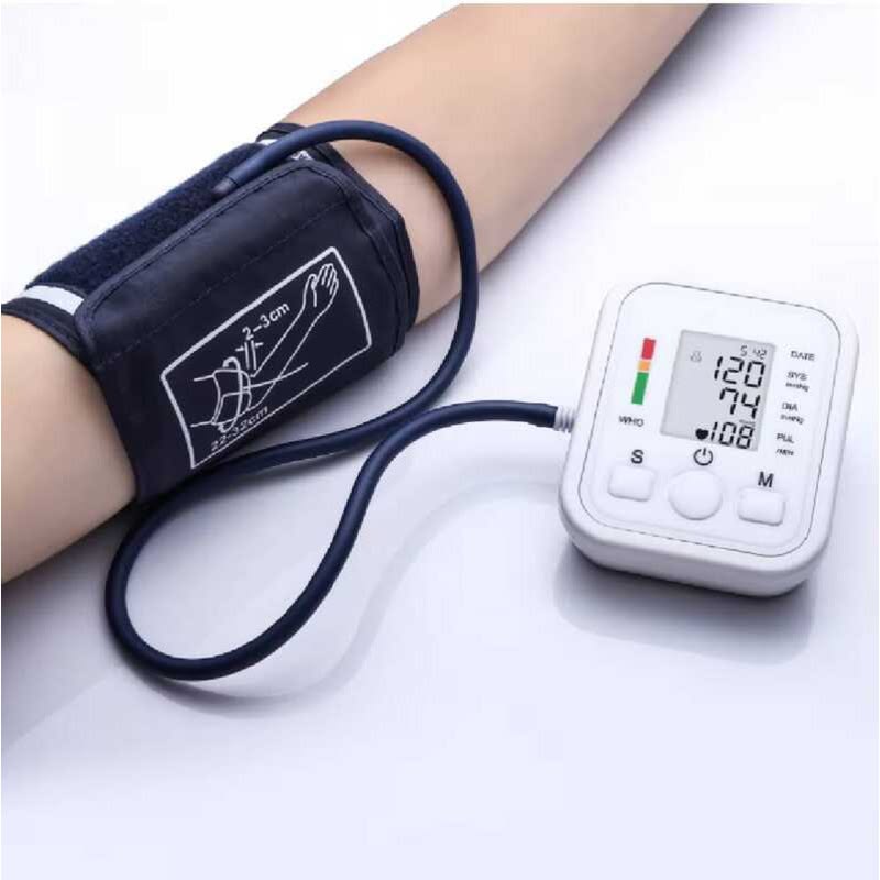 BP Machine Digital Automatic for Home Use | Blood Pressure Monitor with Voice, Large Display, Accurate Upper Arm Cuff for Adults & Elderly (DMBP03-O) Blynk