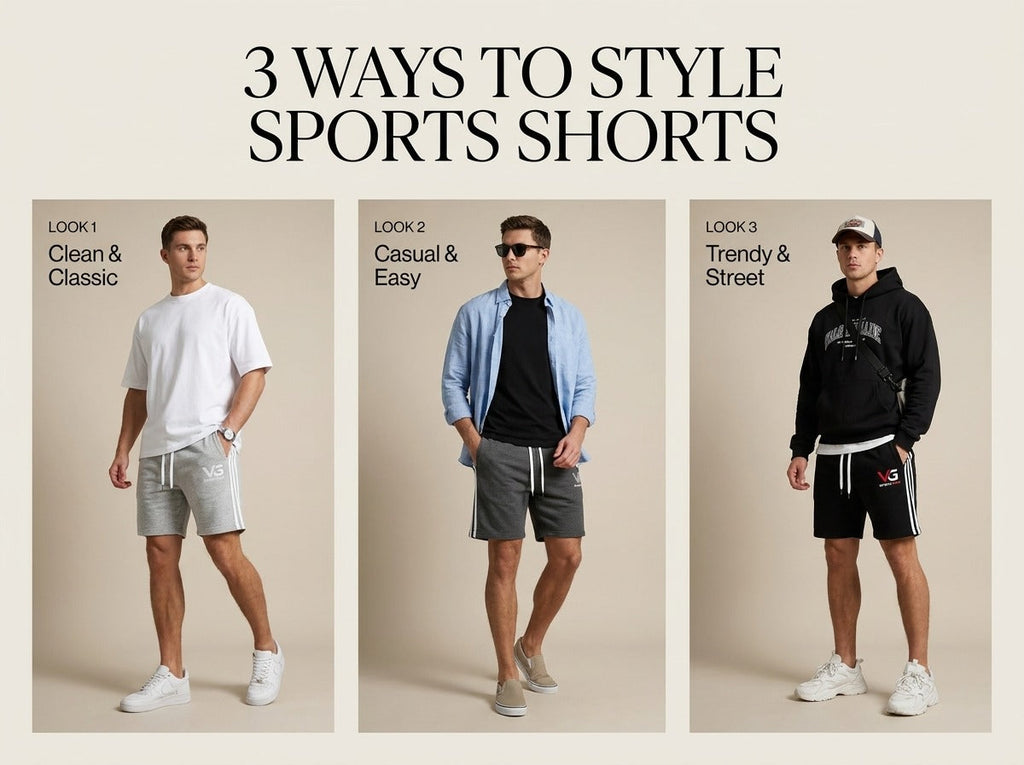 Men's Cotton Blend Shorts, Pack of 3
