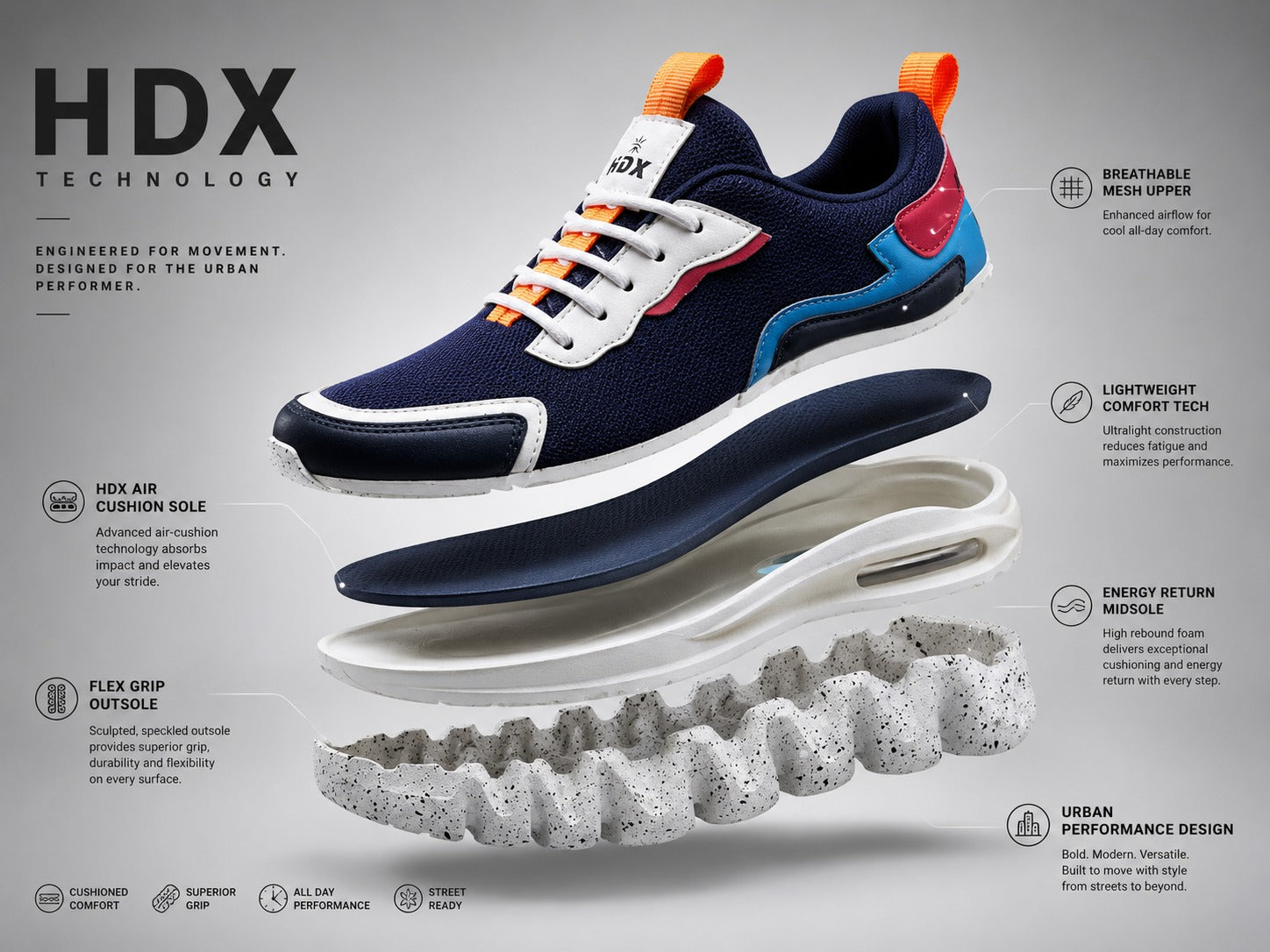 Stylish Casual Mid Top Sneaker and Trendy Shoes with Laces for Men