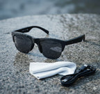 Smart Bluetooth Audio Glasses - Sunglasses with Built-in Mic & Speakers, Open Ear Wireless Headphones Smart Glasses for Adults, Solar-Powered Smart Sunglasses