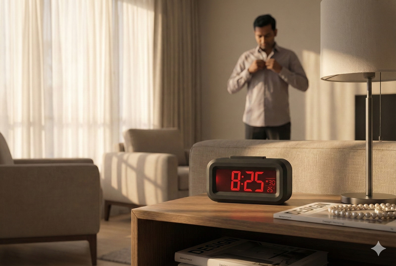 Digital Display Alarm Clock