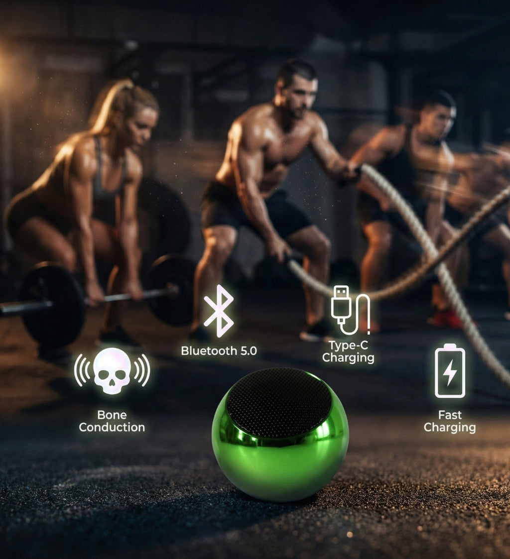 Premium Mini Steel Wireless Speaker with Powerful Surround Sound