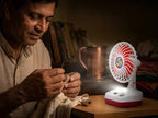 Rechargeable High-Speed Fan with Emergency Light