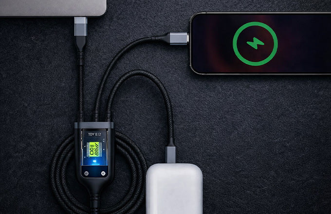 3-in-1 Fast Charging Nylon Braided Cable with 3A Output